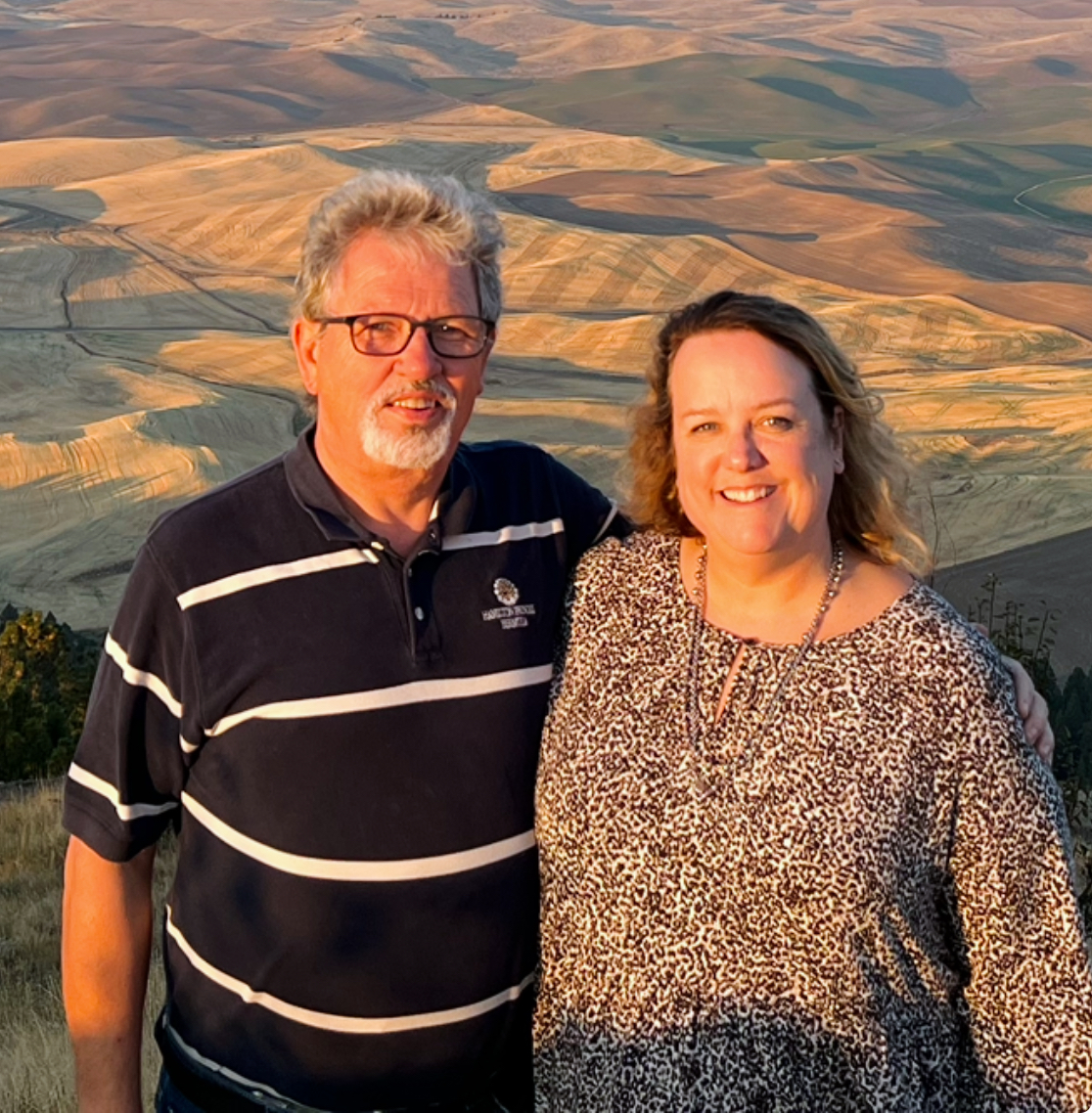 Flora and Bill · the Palouse · Steptoe Butte · Washington