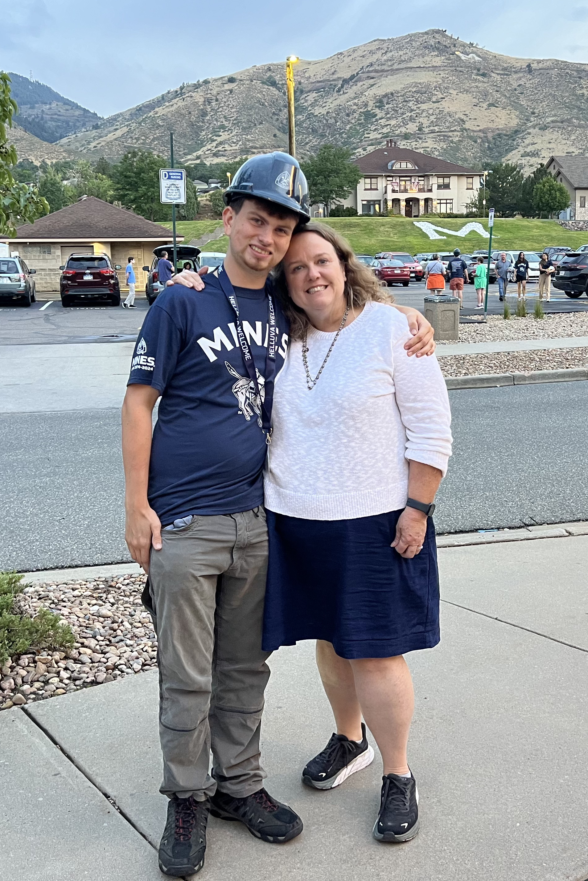 Henry and Flora · Colorado School of Mines · freshman check-in