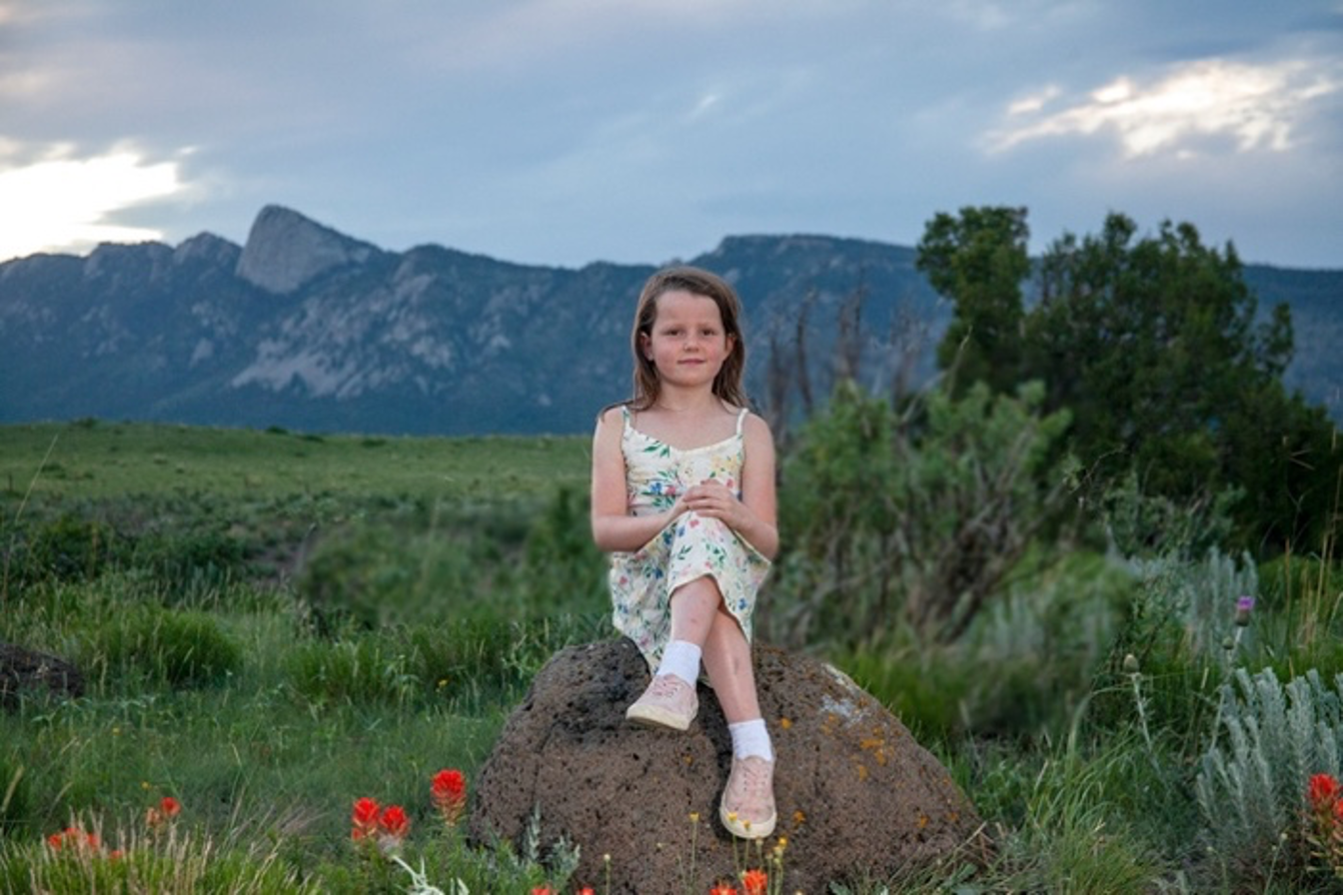 Ellie on the rock · Tooth of Time · July 2021