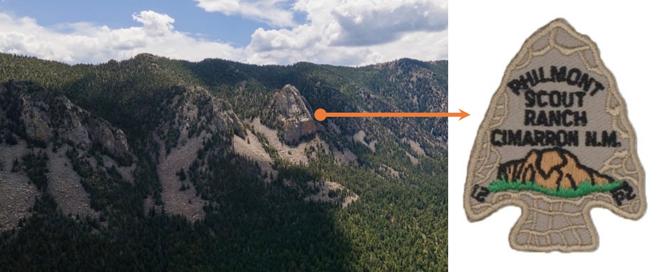NM-21 Overlook · Tooth of Time reads as arrowhead from this vantage
