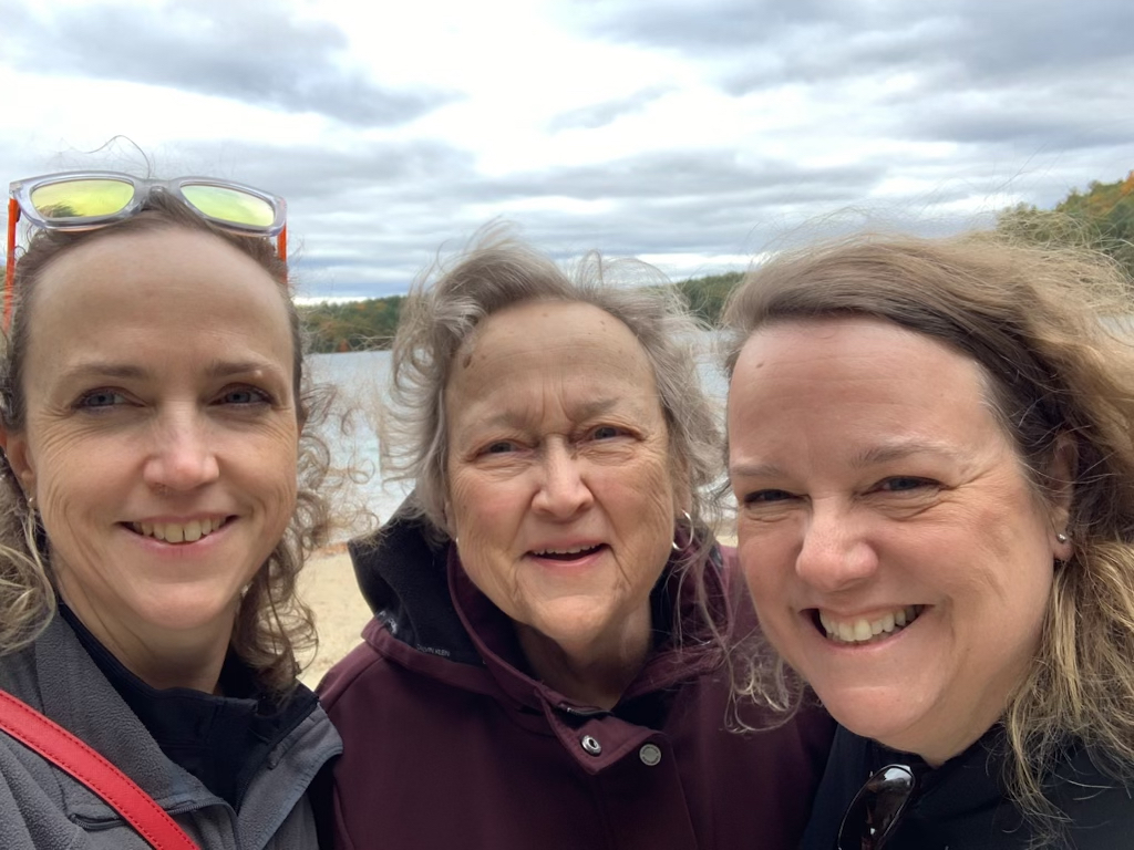 Ginny Garcia, Diane Garcia, and Flora Garcia · three generations