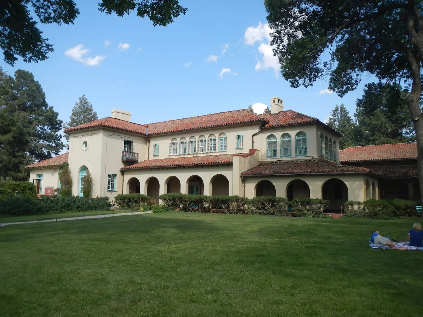 Villa Philmonte · Spanish Mediterranean façade · Waite Phillips